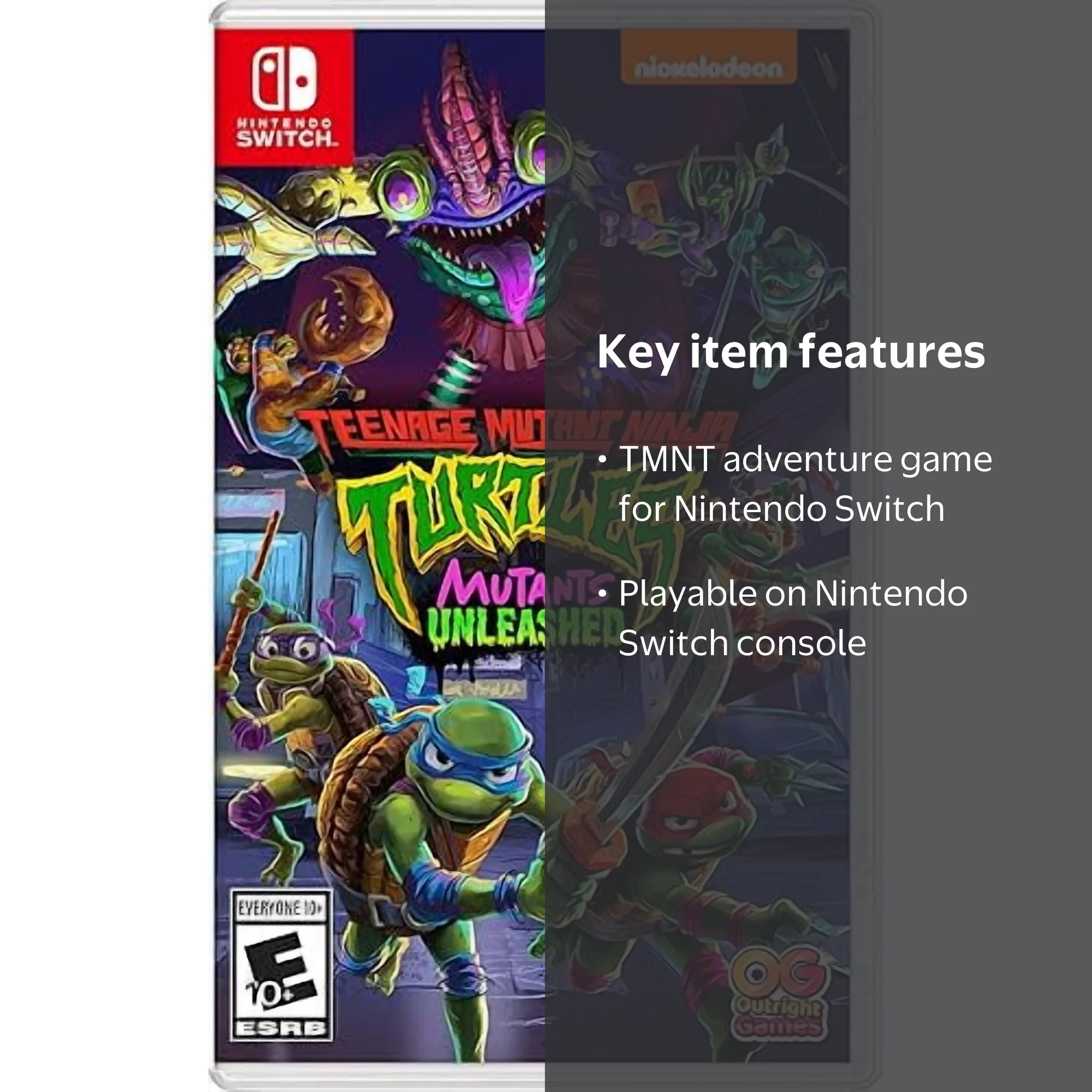 Teenage Mutant Ninja Turtles Mutants Unleashed, Nintendo Switch