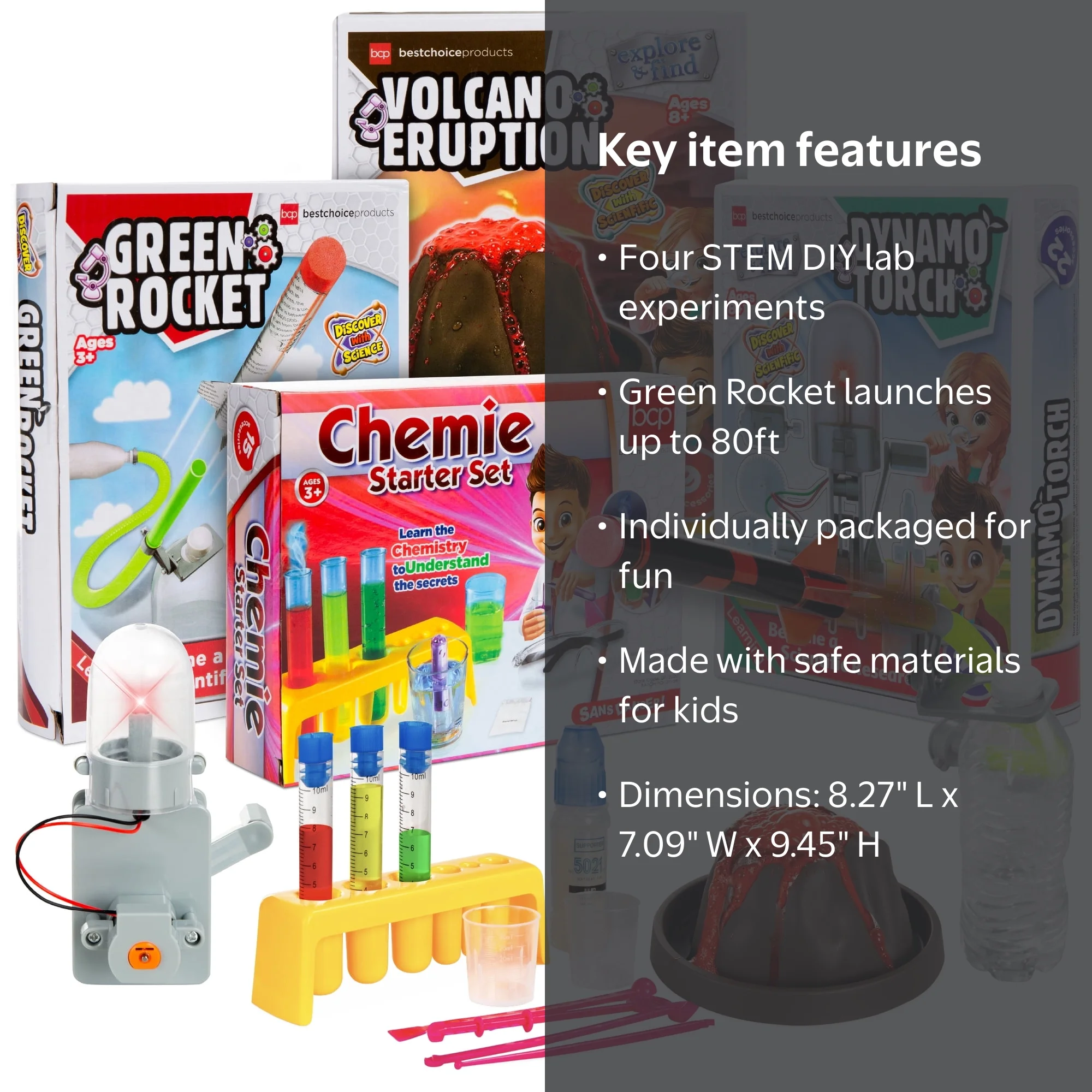 Best Choice Products 4-in-1 Kid Experiments Kit, Science