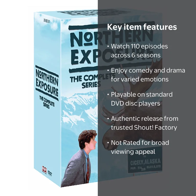 SDS, DVD, Northern Exposure The Complete Series with 110 Episodes