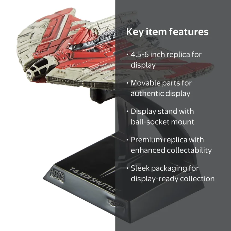 Hot Wheels Star Wars Starships Select, Premium Replica, Gift for