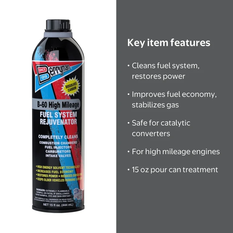 Berryman Products 7516 B-60 High Mileage Fuel System Rejuvenator