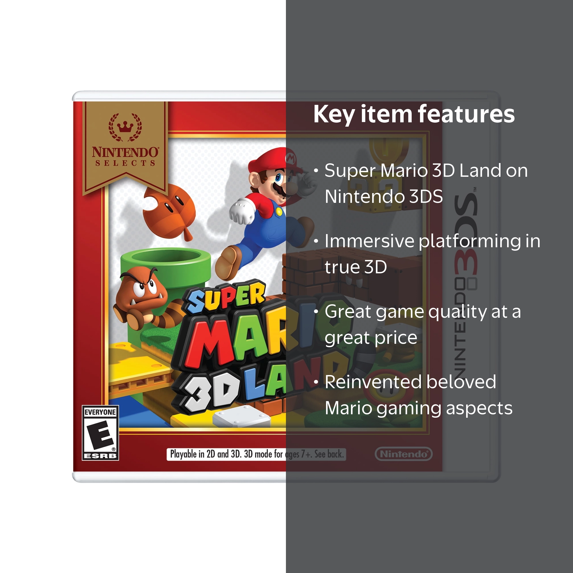 Nintendo Selects: Super Mario 3D Land - 3DS Environment Gaming