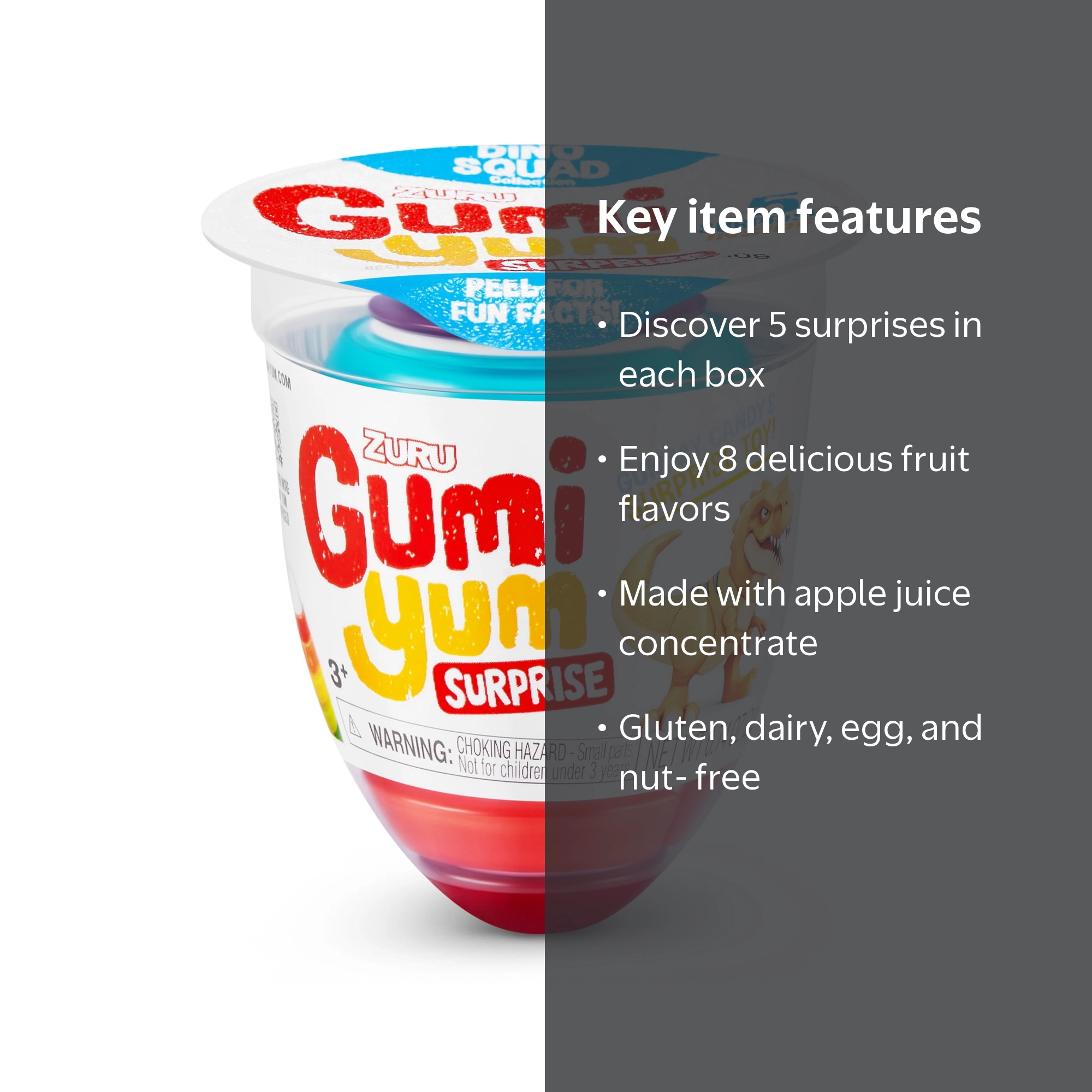 ZURU Gumi Yum Surprise Mini Cities Unboxing Toy, Fruit Flavor