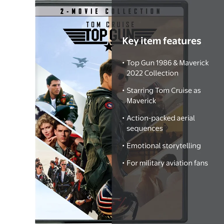 Top Gun 2 Movie Collection (Top Gun Maverick) (DVD) - Walmart.com