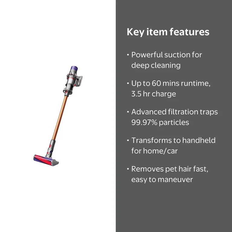 Dyson V10 Absolute Handheld Stick Vacuum | Copper | For Pets | New