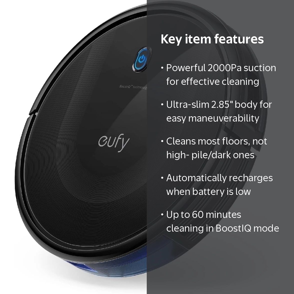 eufy Robot Vacuum 11S MAX, Super Slim, Powerful Suction - Walmart.com
