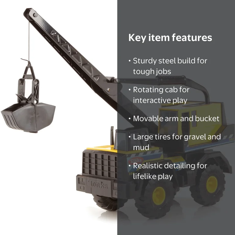 Funrise Tonka Steel Classic Mighty Crane - Walmart.com