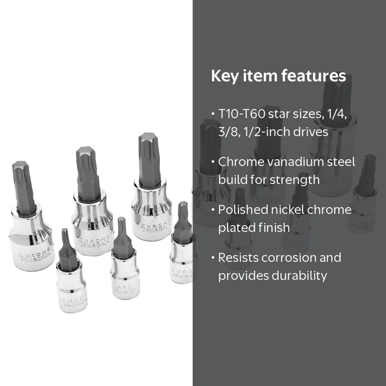 Wilmar Corp. / Performance Tool 12 Piece Star Bit Socket Set