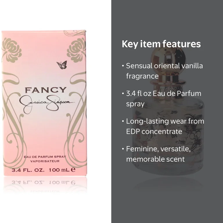 Jessica Simpson, Fancy Eau de Parfum Spray, 3.4 fl oz, Multicolor