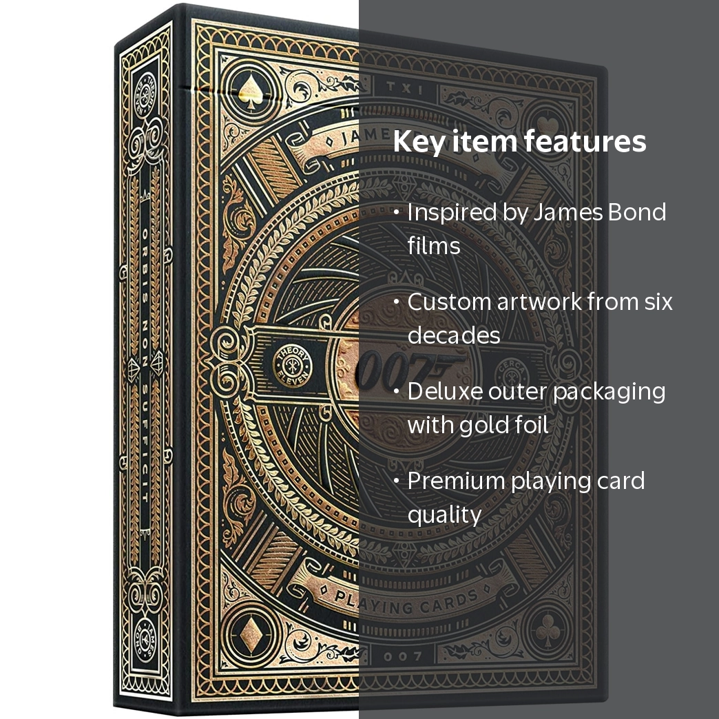 theory11, Playing Cards, James Bond 007, Themed Deck - Walmart.com