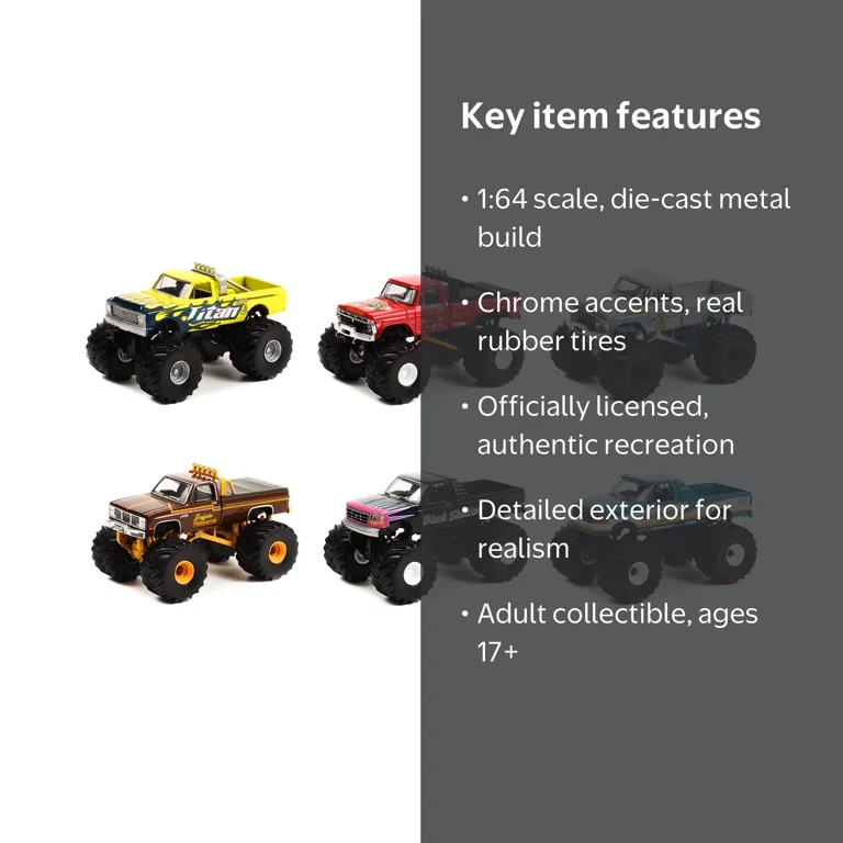 Greenlight Kings of Crunch Series 1:64 Collectible Diecast Cars