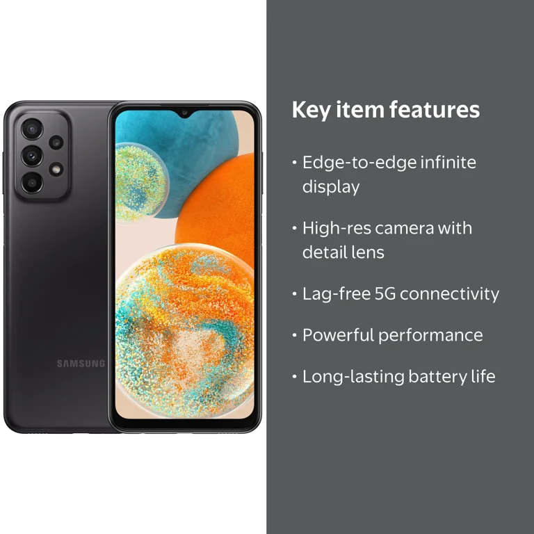 Samsung Galaxy A23 5G, Prepaid Smartphone, 64GB, Boost Mobile