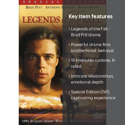 Legends of the Fall [DIGITAL VIDEO DISC], Special Edition, 134 min