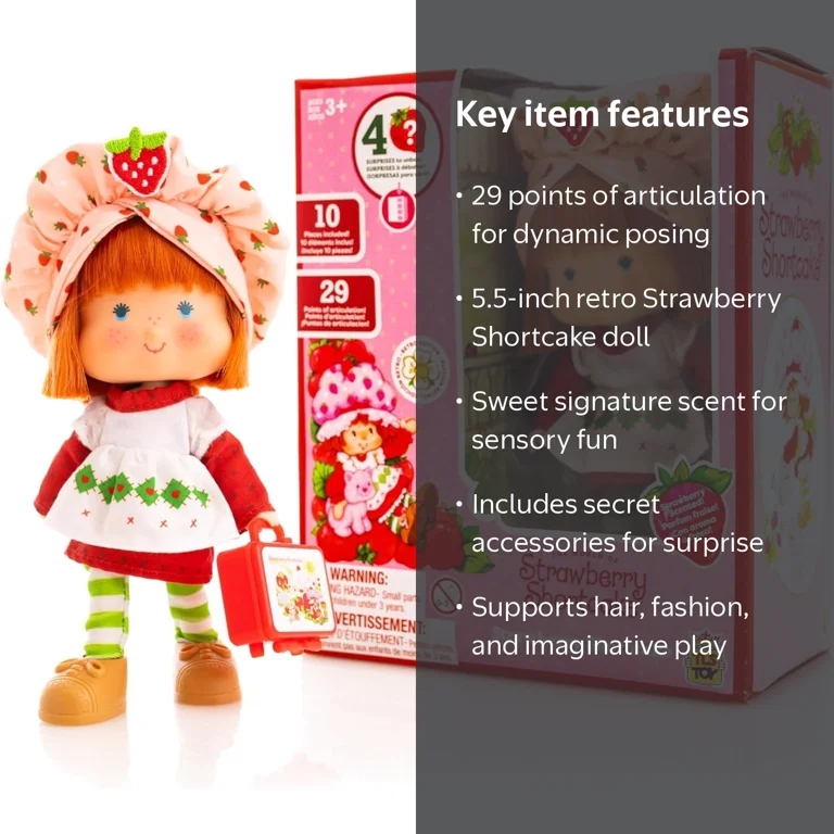 The Loyal Subjects Strawberry Shortcake doll 5.5 inch limited