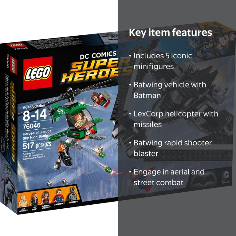 LEGO Super Heroes Heroes of Justice: Sky High Battle 76046