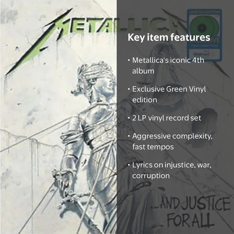 Metallica - And Justice For All (Walmart Exclusive) - Vinyl