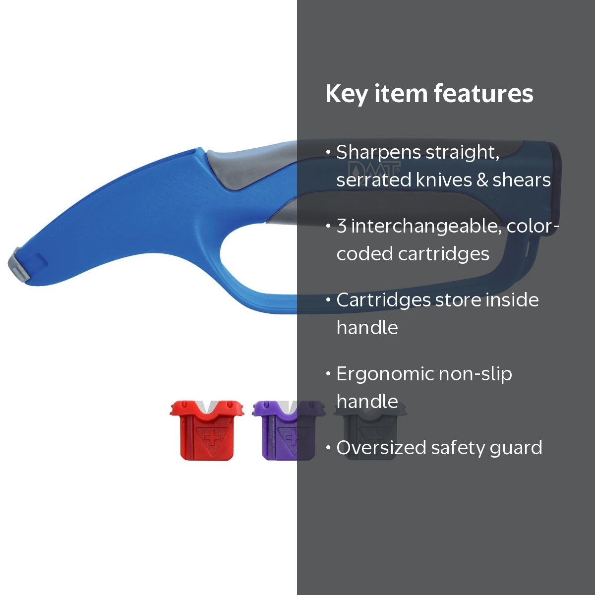 DMT XchangeSharp Sharpener with 3 cartridges for knives & shears