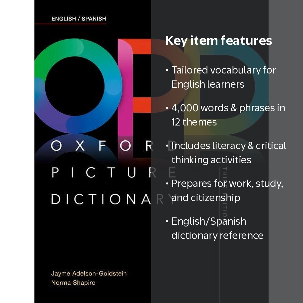 Oxford Picture Dictionary Third Edition: English/Spanish