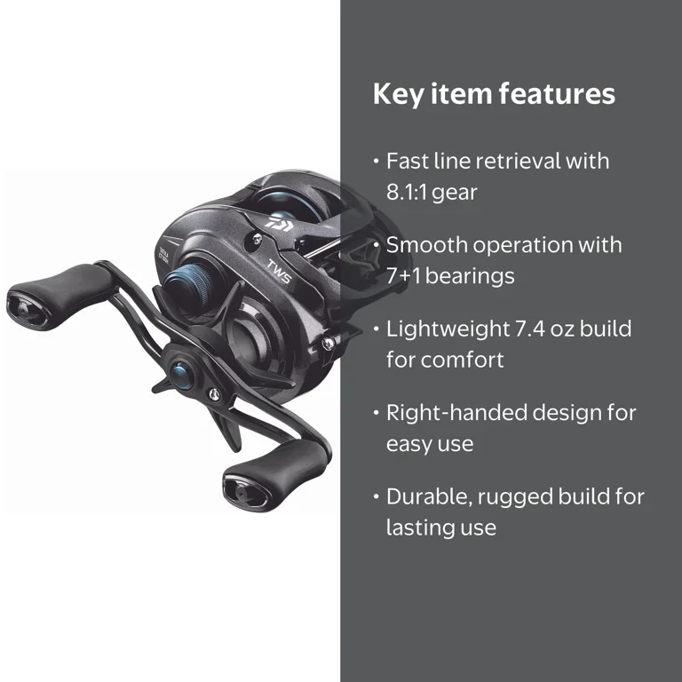 Daiwa - Tatula CT 100 Versatile Baitcasting Reel with 7 BB + 1