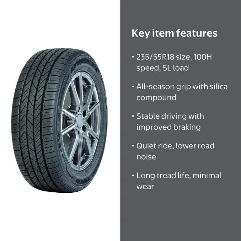 Toyo Extensa A/S II All Season 235/55R18 100H Passenger Tire