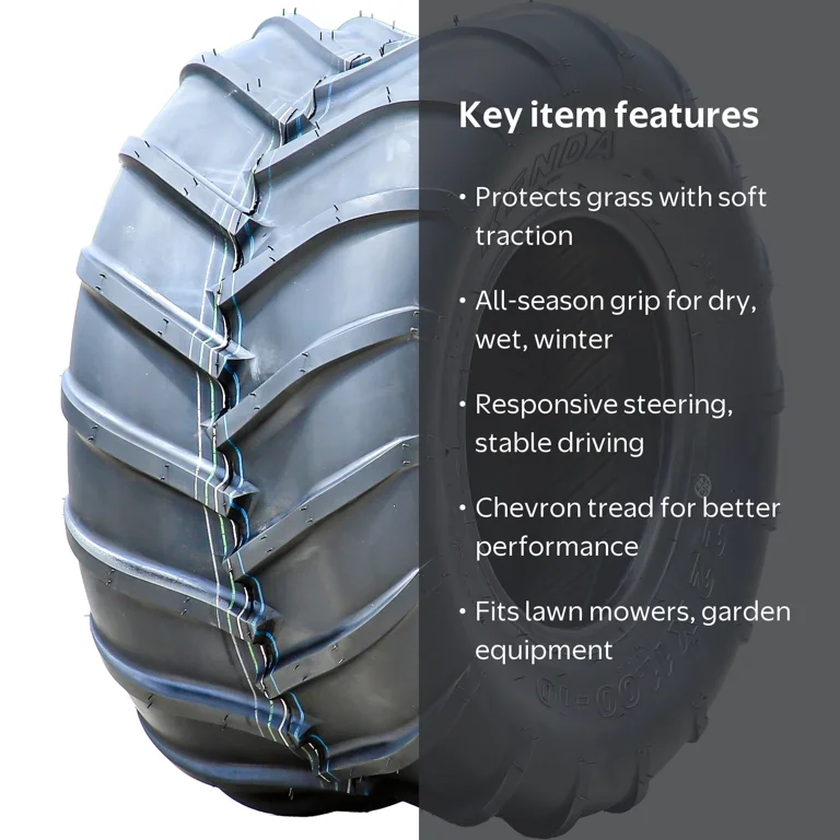 Kenda K472 22X11.00-10 4 Ply Lawn & Garden Tire, All Season