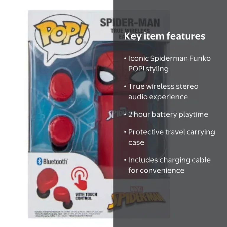 Funko POP! Spiderman TWS Earbuds - Walmart.com