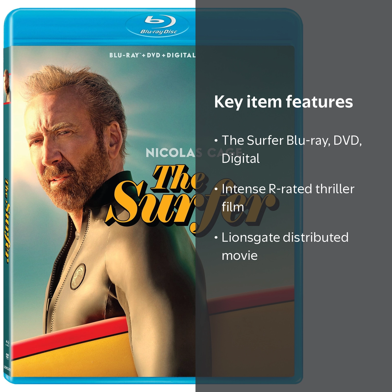 16PRAYLIVE＆DOCUMENTARY盤Blu-ray付 Surfer, The (Blu-ray + DVD + Digital), Lionsgate, Thriller
