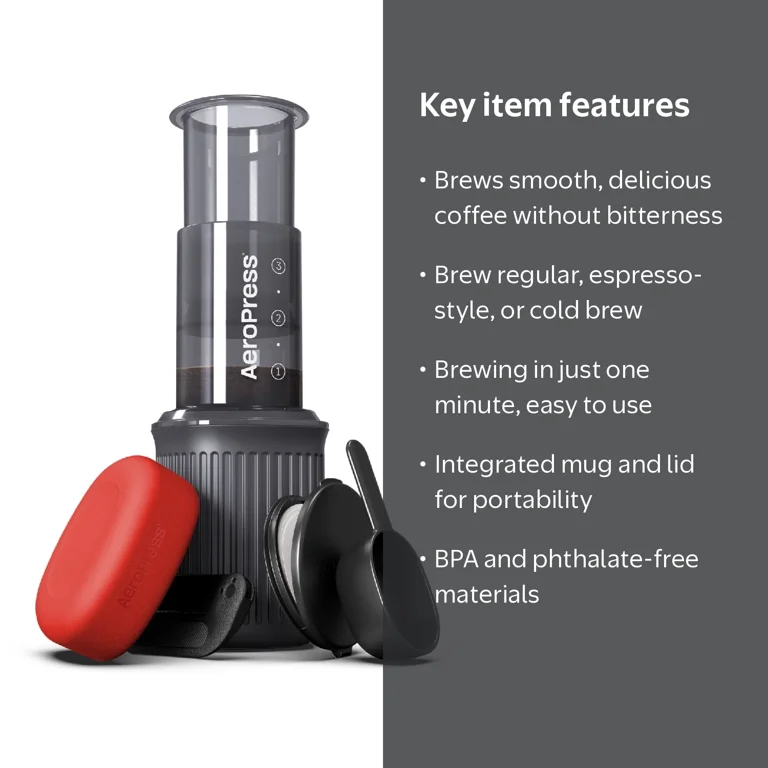 AeroPress Go Travel Coffee Maker - Walmart.com