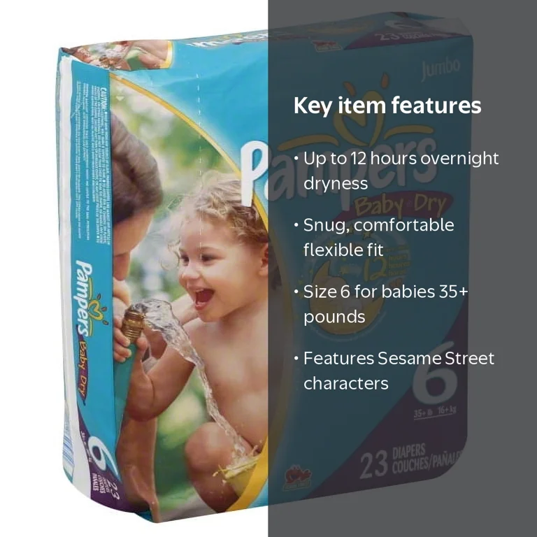 Pampers Diapers 23 ea - Walmart.com