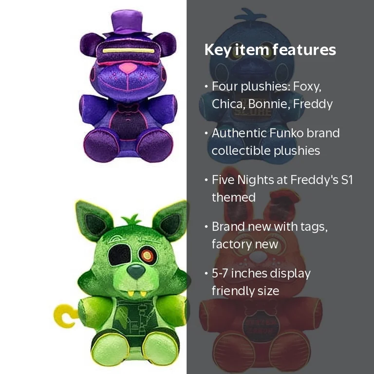 Funko, Collectible Plushes, Special Delivery S1 Set of 4, 5-7