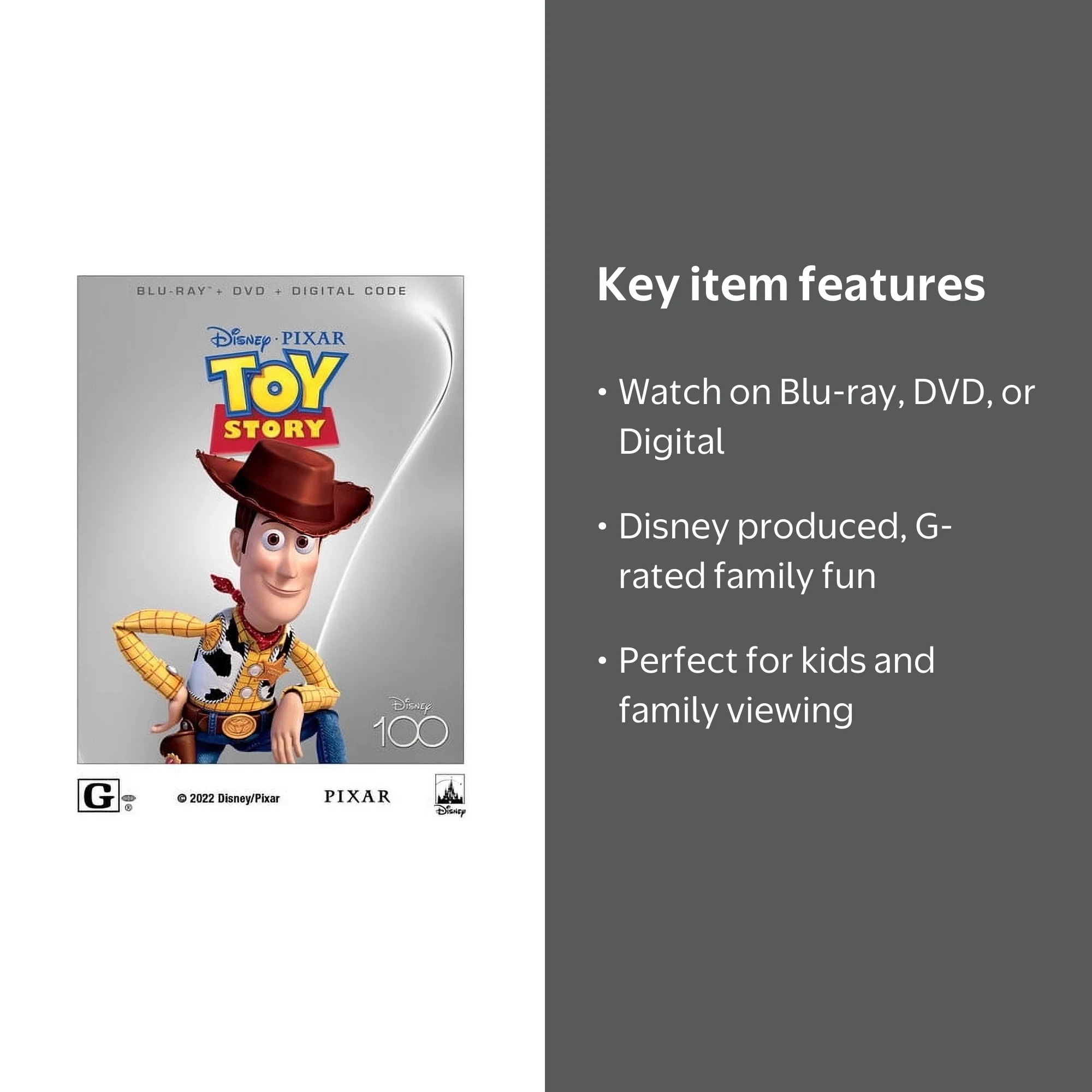 Toy Story Blu-ray DVD Digital Code, Toy Story - Walmart.com