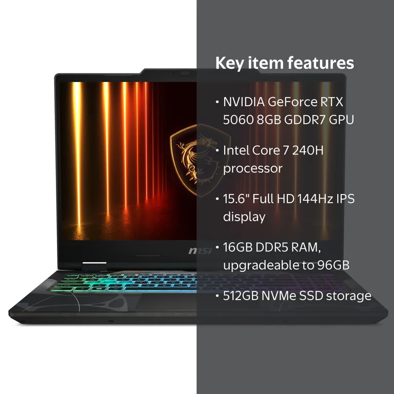 MSI, Gaming Laptop, Cyborg 15 B2RWFKG-071US, 15.6