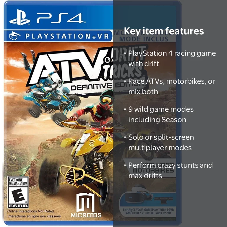 ATV Drift & Tricks Video Games - PlayStation 4 - Walmart.com