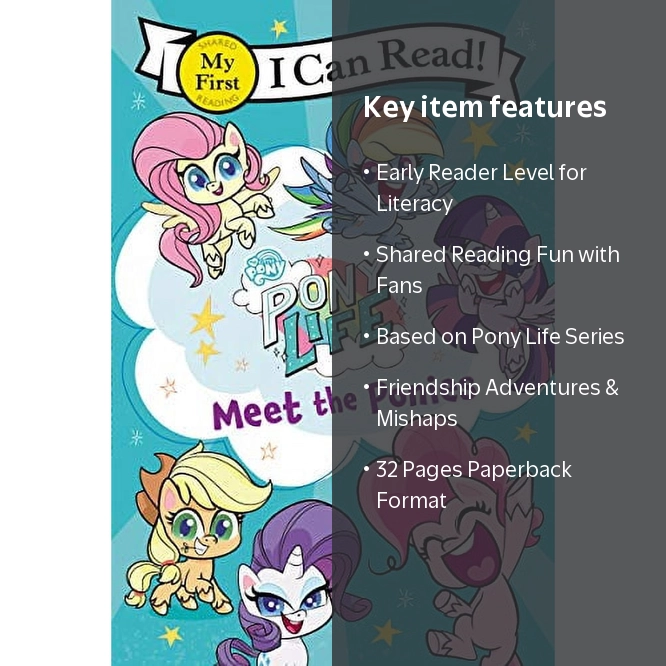 HarperCollins My First I Can Read My Little Pony Pony Life Book