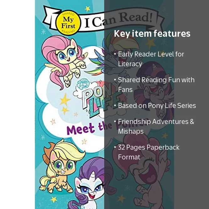 HarperCollins My First I Can Read My Little Pony Pony Life Book