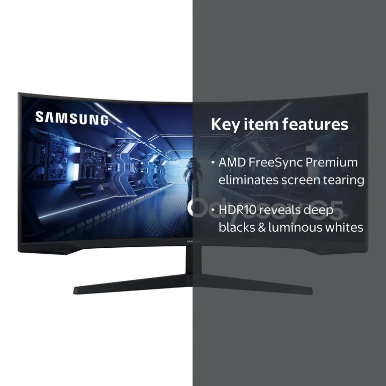 Samsung, Gaming Monitor, LC34G55TWWNXZA, 34