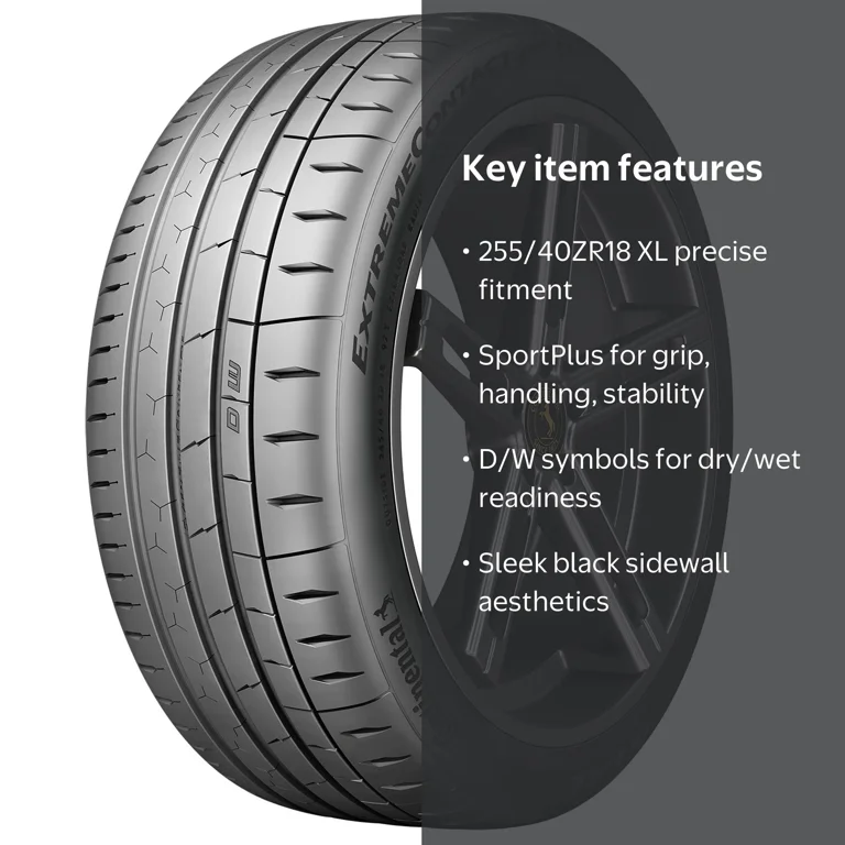 Continental ExtremeContact Sport 02 Summer 255/40ZR18 99Y XL