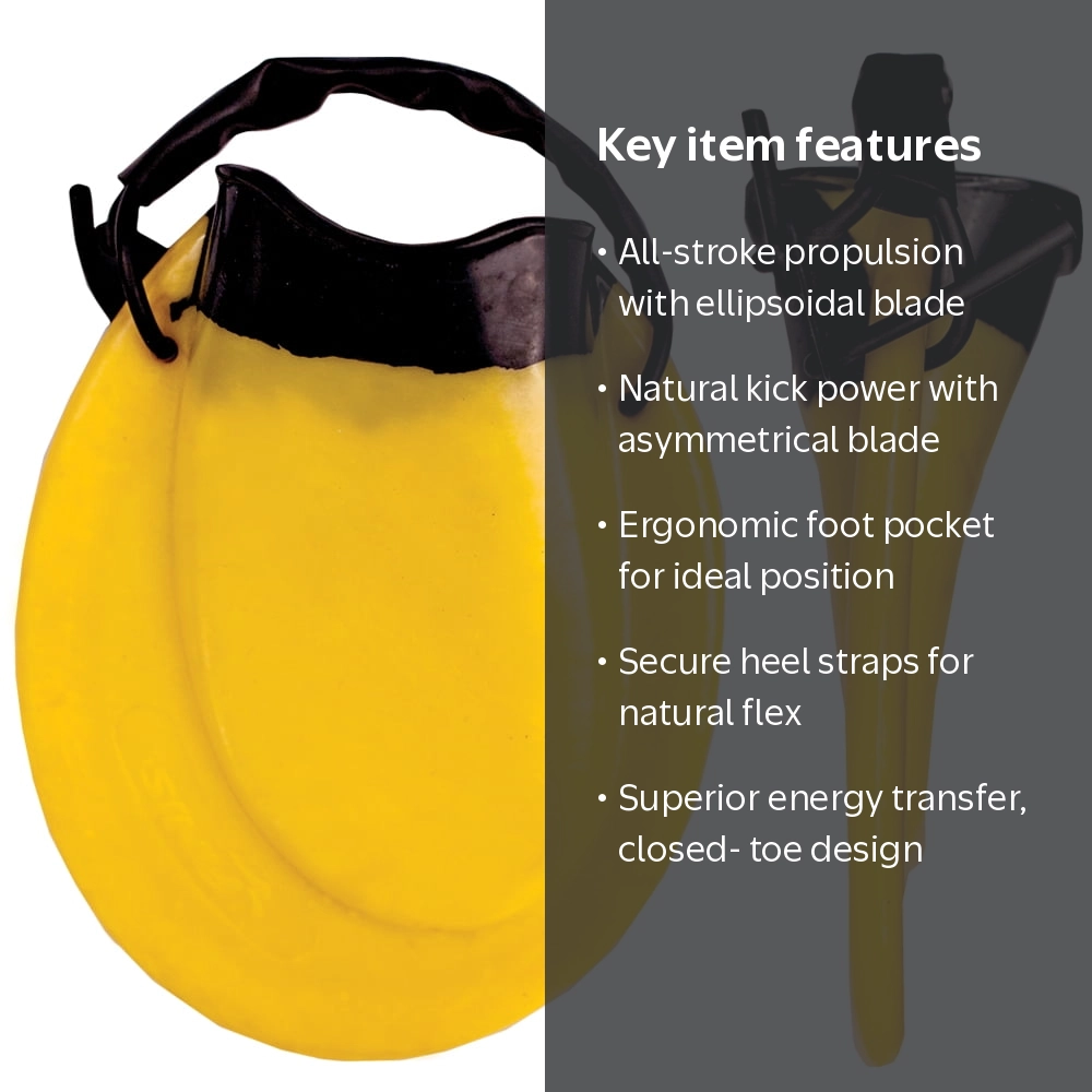 FINIS Positive Drive Fins - Swim Flippers for All Strokes - XX