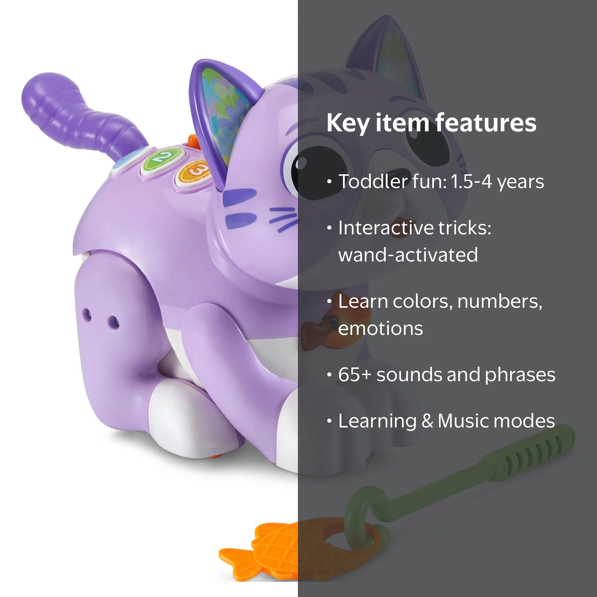 VTech® Interactive Purr & Play Zippy Kitty™ Robotic Pet Toy for