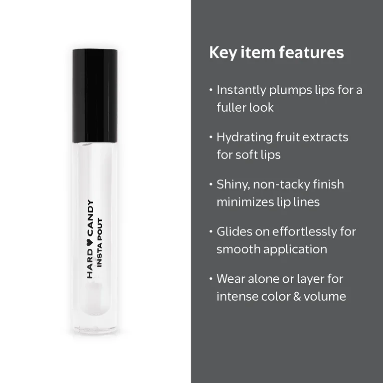 Hard Candy Plumping Serum Lip Gloss, 1410 It Girl - Walmart.com
