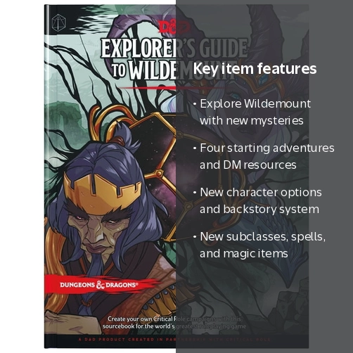 Pre-Owned Explorer's Guide to Wildemount (D&d Campaign Setting and