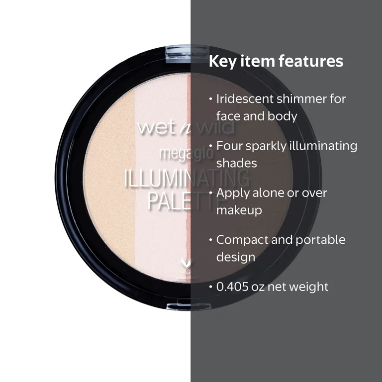 Wet n Wild MegaGlo 4-Shade Illuminating Palette, Catwalk Pink, for Wet n Wild MegaGlo 4-Shade Illuminating Palette, Catwalk Pink, for