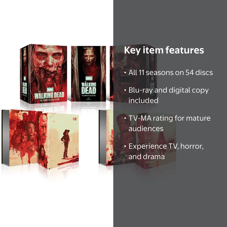 The Walking Dead Complete Collection (Season 1-11) Blu-ray +