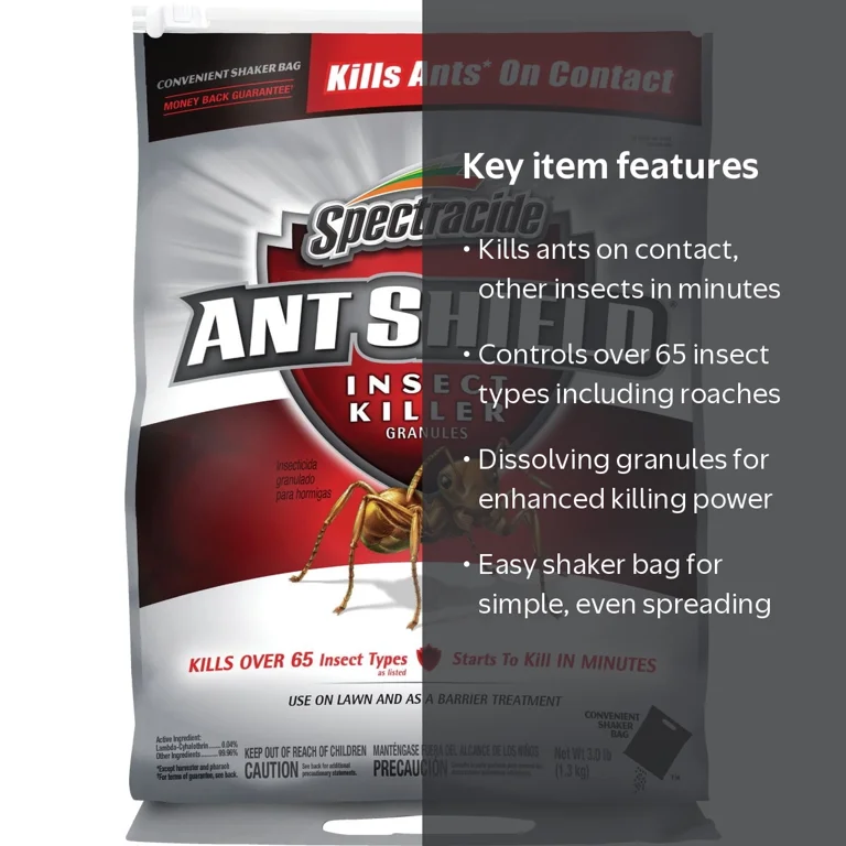 アンチ•スペクタクル Spectracide, Ant Shield Insect Killer Granules, 3-lb - Walmart.com