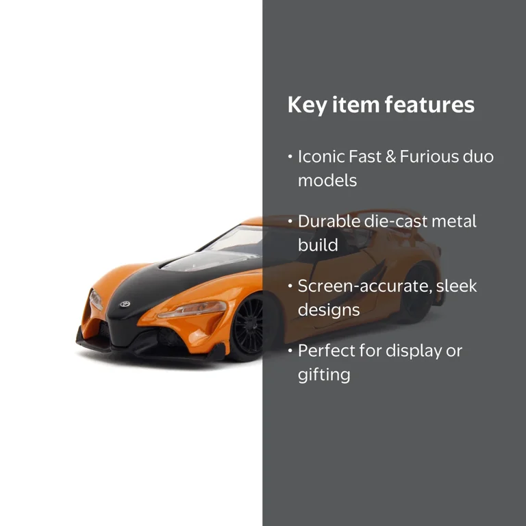 Jada Fast & Furious Die-Cast Twin Pack: Toyota FT-1 Concept & 2020