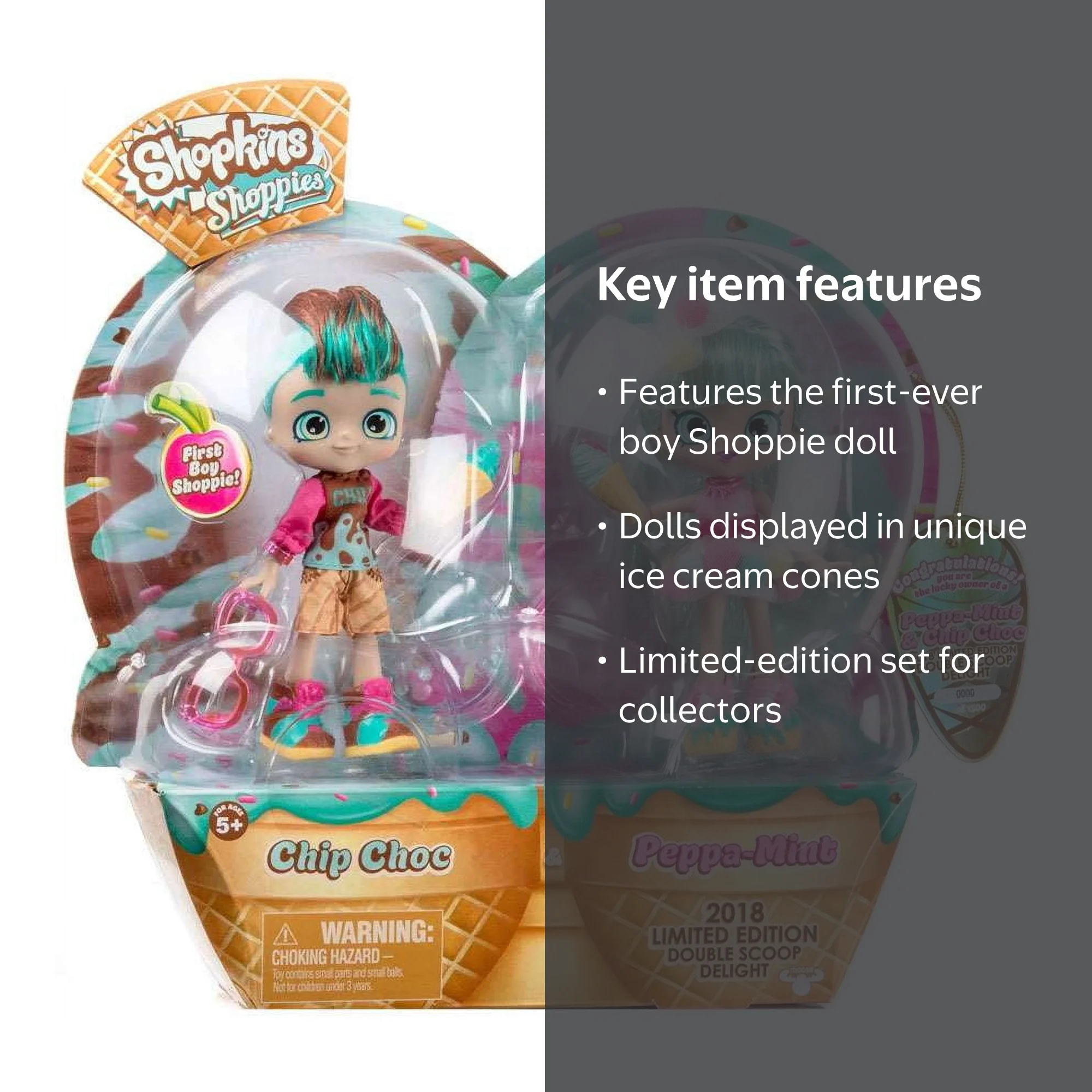 Shopkins Shoppies Peppa Mint & Chip Choc Double Scoop Delight 2