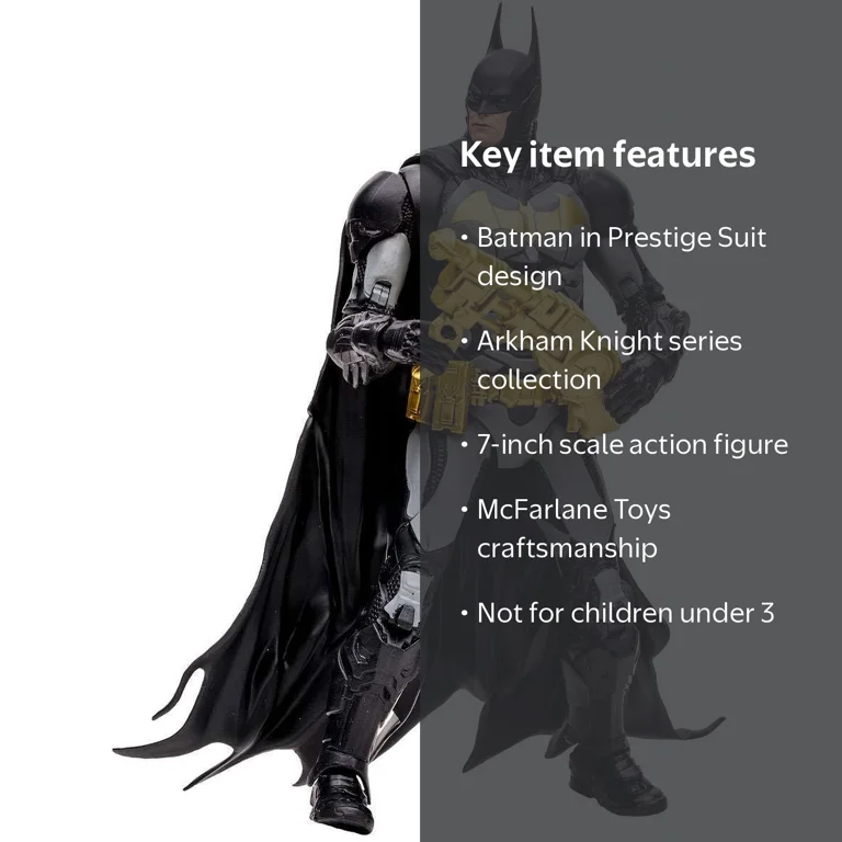 McFarlane Toys, Action Figure, 7 Inch, Batman with Prestige Suit