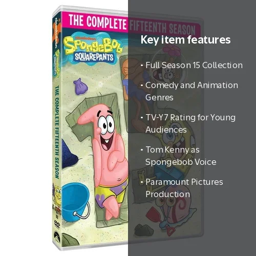 Paramount Spongebob SquarePants Season 15 DVD, TV-Y7, Cartoon