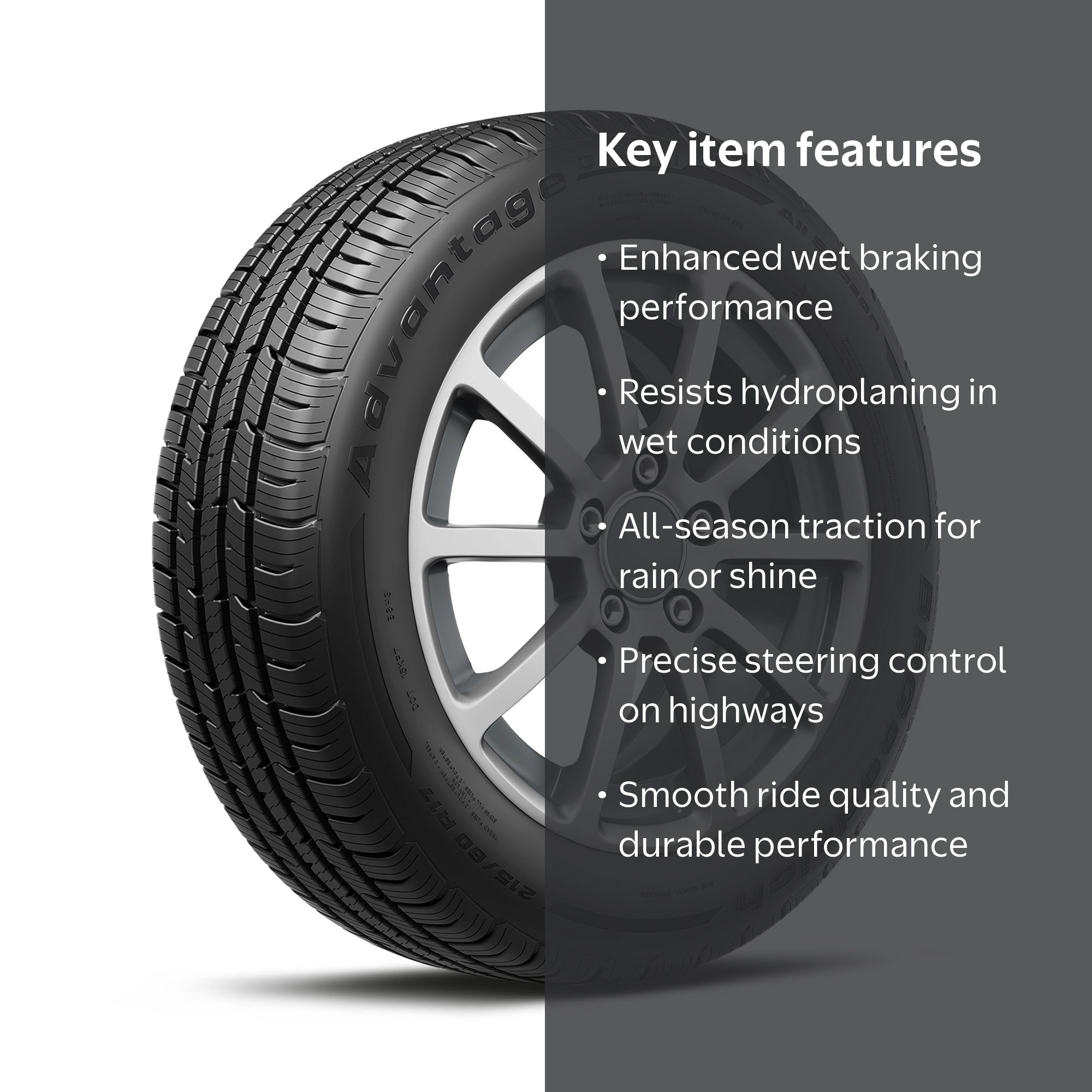 BFGoodrich Advantage Control All-Season 215/45R17 87V Tire