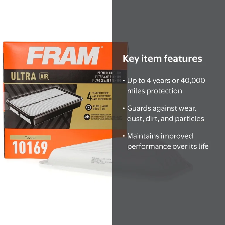 FRAM, Air Filter, 10169, for Select Toyota Vehicles - Walmart.com